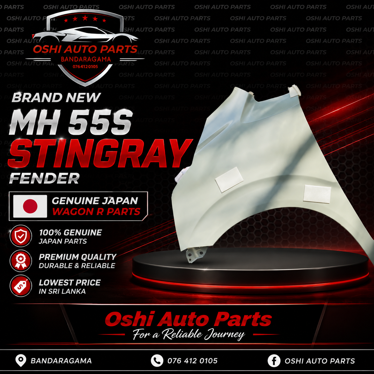 WAGON R  MH 55 S STIMGRAY FENDER